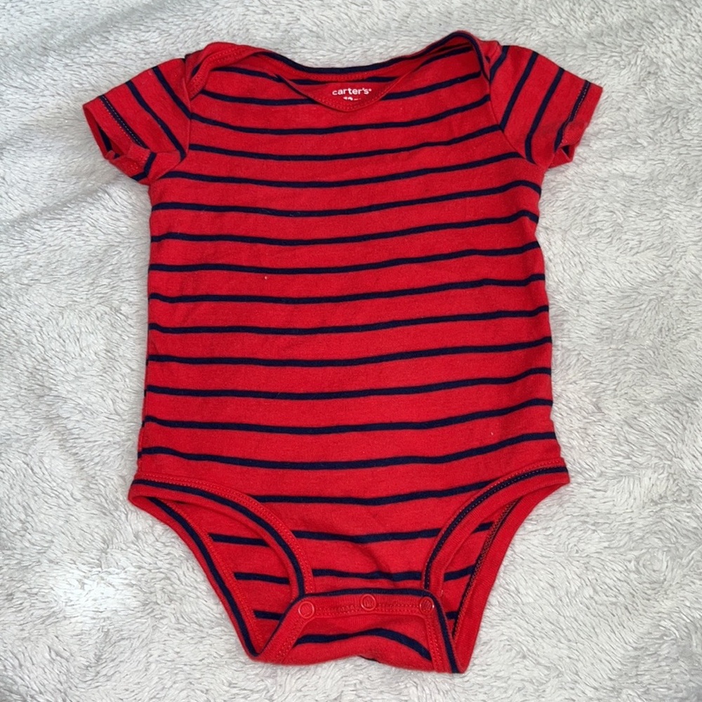 (3 for $10) carters stripped bodysuit